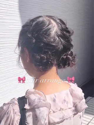 セミロング ヘアアレンジ 🩰モテ艶girly ヘア🪽彩香‎🪡⟡のヘアスタイル