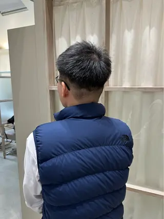 メンズ N,SOL / 岩上 新大のヘアスタイル