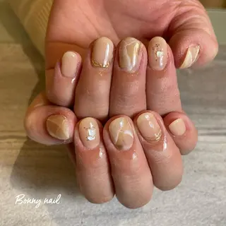 ショート ネイル BONNY NAIL 【えみか】のネイルデザイン
