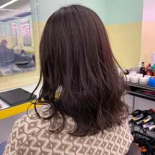 セミロング カラー ヘアアレンジ mai🍑暖色カラー /レイヤー💖のヘアスタイル