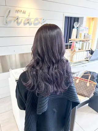 ロング レイヤー/艶髪カラー 森本くるみのヘアスタイル