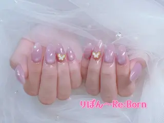 ミディアム りぼん Re:Bonrのネイルデザイン
