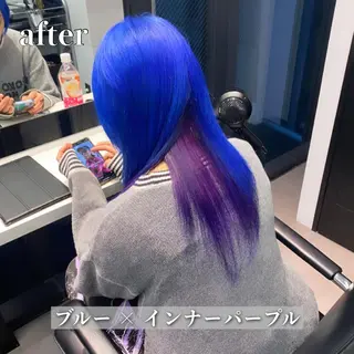 セミロング カラー 🌈ブリーチ特化🌈 MINATOのヘアスタイル