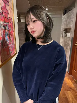 ミディアム カラー mai / linoah˚✧のヘアスタイル