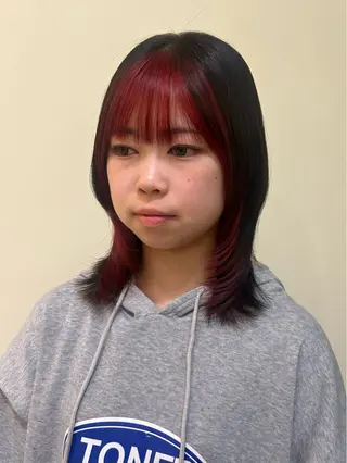 ミディアム カットモデル募集 トモカのヘアスタイル