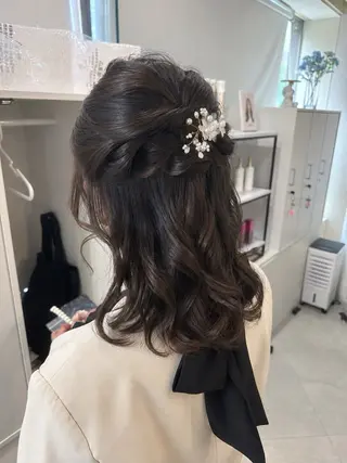 ヘアアレンジ MAHO/透明感カラ ー/髪質改善🍒のヘアスタイル