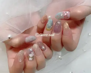 ネイル Meri💅 Gloss nailのネイルデザイン
