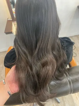 セミロング レイヤー×縮毛矯正 中屋光貴のヘアスタイル