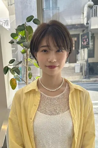 ショート tre.甲子園口店/ レイヤーカットのヘアスタイル