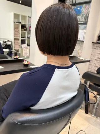 ショート パーマ 美容室シャルム⭐️ 清水　勇希🩷のヘアスタイル