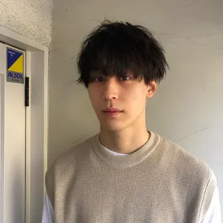 メンズ happy man 🌸クロスパーマ🌸のヘアスタイル