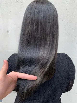 ロング カラー miu. ボブ/半個室サロンのヘアスタイル