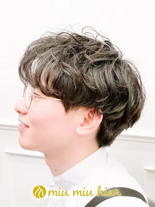 パーマ メンズ 🌈miu miu hair✂️💕のヘアスタイル