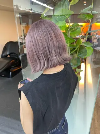 カラー yasuハイトーン/ デザインカラーのヘアスタイル