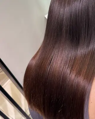 セミロング カラー ✨髪質改善 ✨ 透明感カラー🌱伊藤のヘアスタイル