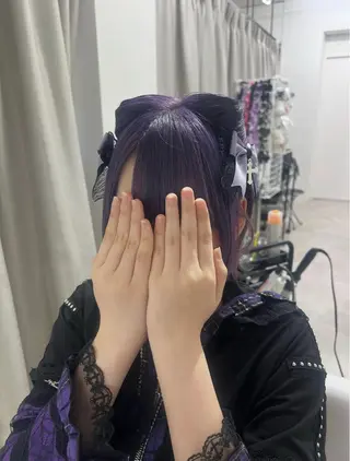 ミディアム ヘアアレンジ ベルグロー 原宿👸のヘアスタイル