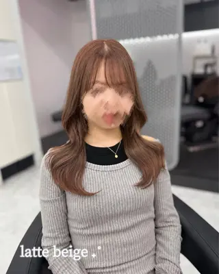 ロング カラー 🥂上品ワンホンヘア 🥂nozomiのヘアスタイル