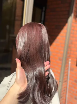 セミロング カラー ACRO Hirokiのヘアスタイル