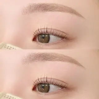 アイブロウ Unefleur LARME soraのマツエク・マツパデザイン