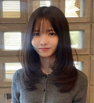 セミロング カラー モテるブラウンカラー の達人Tomoyaのヘアスタイル