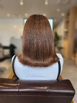 セミロング カラー シールエクステ🎀 ホシノ🕒ユウカのヘアスタイル