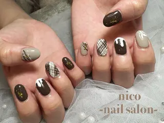 ミディアム nico-nail ️🫧wakanaのネイルデザイン
