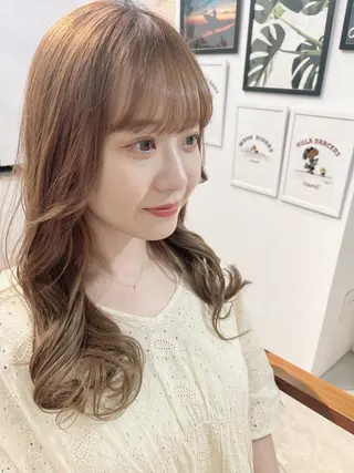 ロング カラー 松川 智行のヘアスタイル
