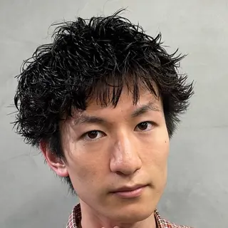 ショート パーマ ヘアアレンジ メンズ fifth 石川 凪のヘアスタイル
