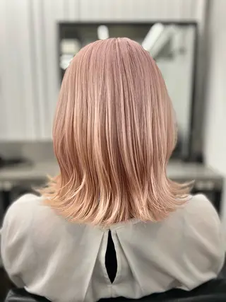 セミロング カラー 透明感カラー特化🫧 🦋栗原🦋のヘアスタイル