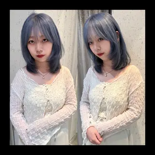 ミディアム カラー mai / linoah˚✧のヘアスタイル