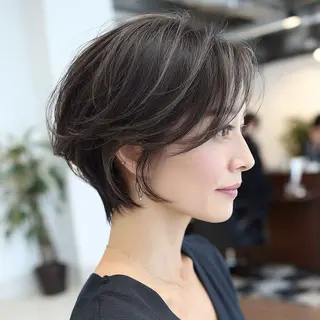 ショート ショート/脱白髪染め /鎌倉/コウスケのヘアスタイル