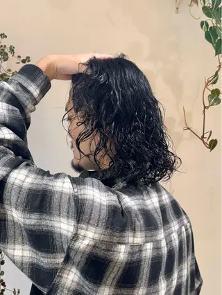 パーマ メンズ 𝙎𝙚𝙞𝙧𝙖 ☆カット/パーマのヘアスタイル