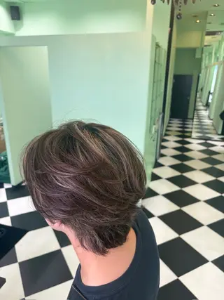 ショート 海外デザイン好きな方 滝沢錬平のヘアスタイル