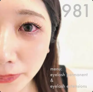 マツエク・マツパ 981 KURUMIのマツエク・マツパデザイン