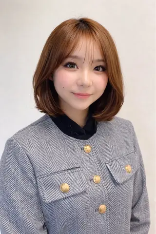 ミディアム 京谷 日向のヘアスタイル