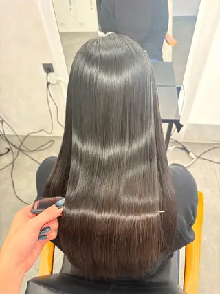 ロング LIV My【マイ】 艶カラー/髪質改善のヘアスタイル