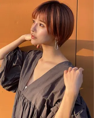 ショート カラー Hayashi Maiのヘアスタイル