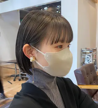 ショート カラー マンツーマン 美容師💚コウブチのヘアスタイル