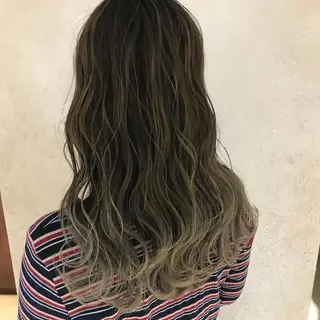 ロング 福原 優介のヘアスタイル