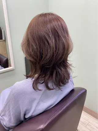 カラー パーマ 佐藤 萌世のヘアスタイル
