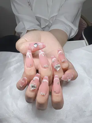 ネイル Lee Nails チップ長さだし専門店のネイルデザイン