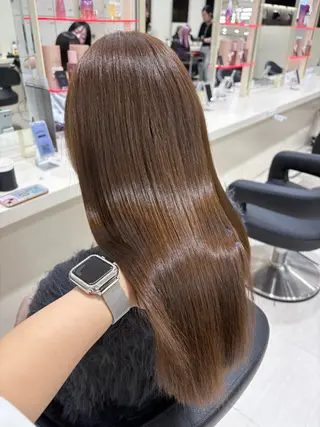 ミディアム カラー ヘアアレンジ 💟RINNA 艶カラー💟のヘアスタイル