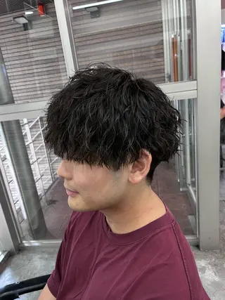 ショート パーマ メンズ 💈海外風パーマ 💈メンズ/颯太のヘアスタイル