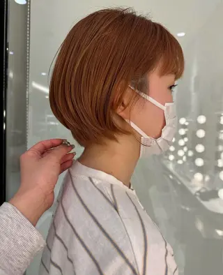 ショート カラー 寺川 ちなつのヘアスタイル