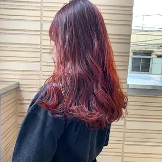ロング kiyono ⭐︎ダブルカラーのヘアスタイル