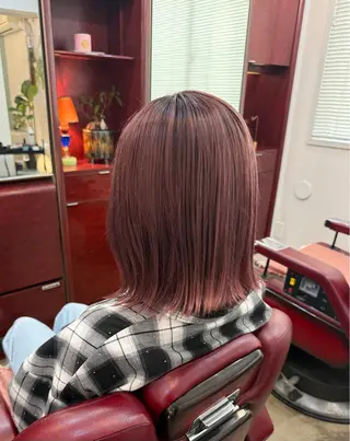 ミディアム カラー SOU理美容所 ネネのヘアスタイル