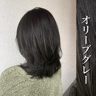 ミディアム マンツーマン施術 山口つよしのヘアスタイル