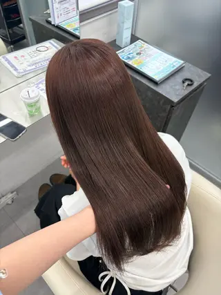 ロング カラー 透明感カラー×顔周り mizuki🫧のヘアスタイル