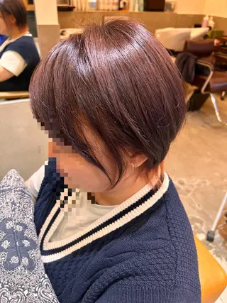ショート カラー 若狭 彩花のヘアスタイル