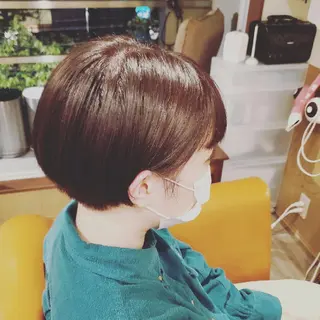 ショート カラー spa hair ark 富井直美のヘアスタイル